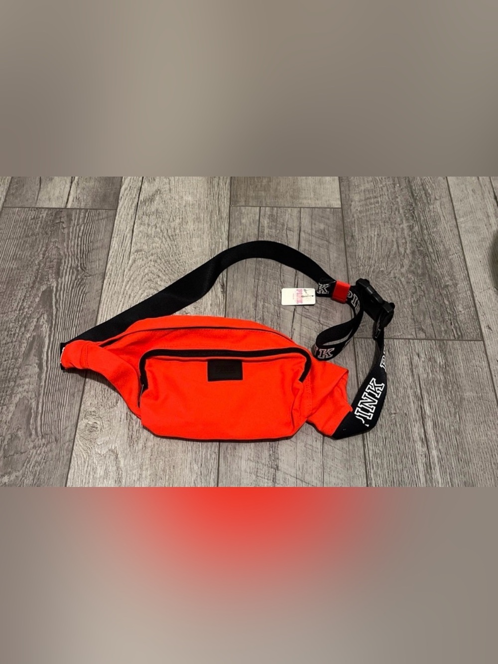 Victoria's Secret PINK Sport Oversized Fanny Pack Belt Bag Red NWT